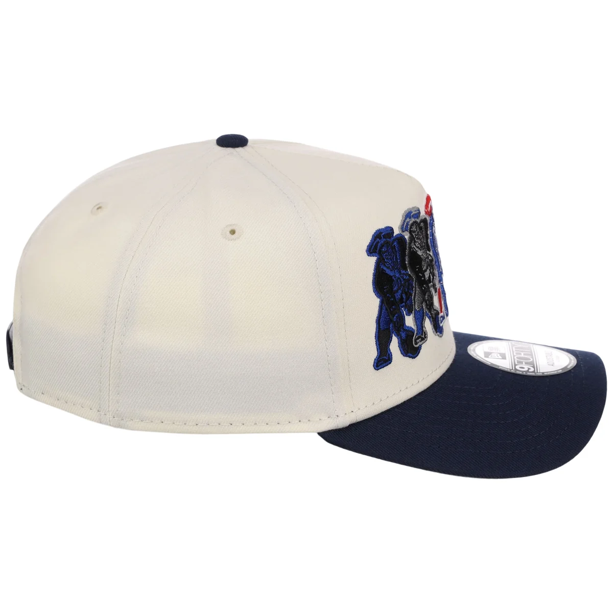 New England Patriots NFL Seismic New Era 9FORTY A-Frame detail view