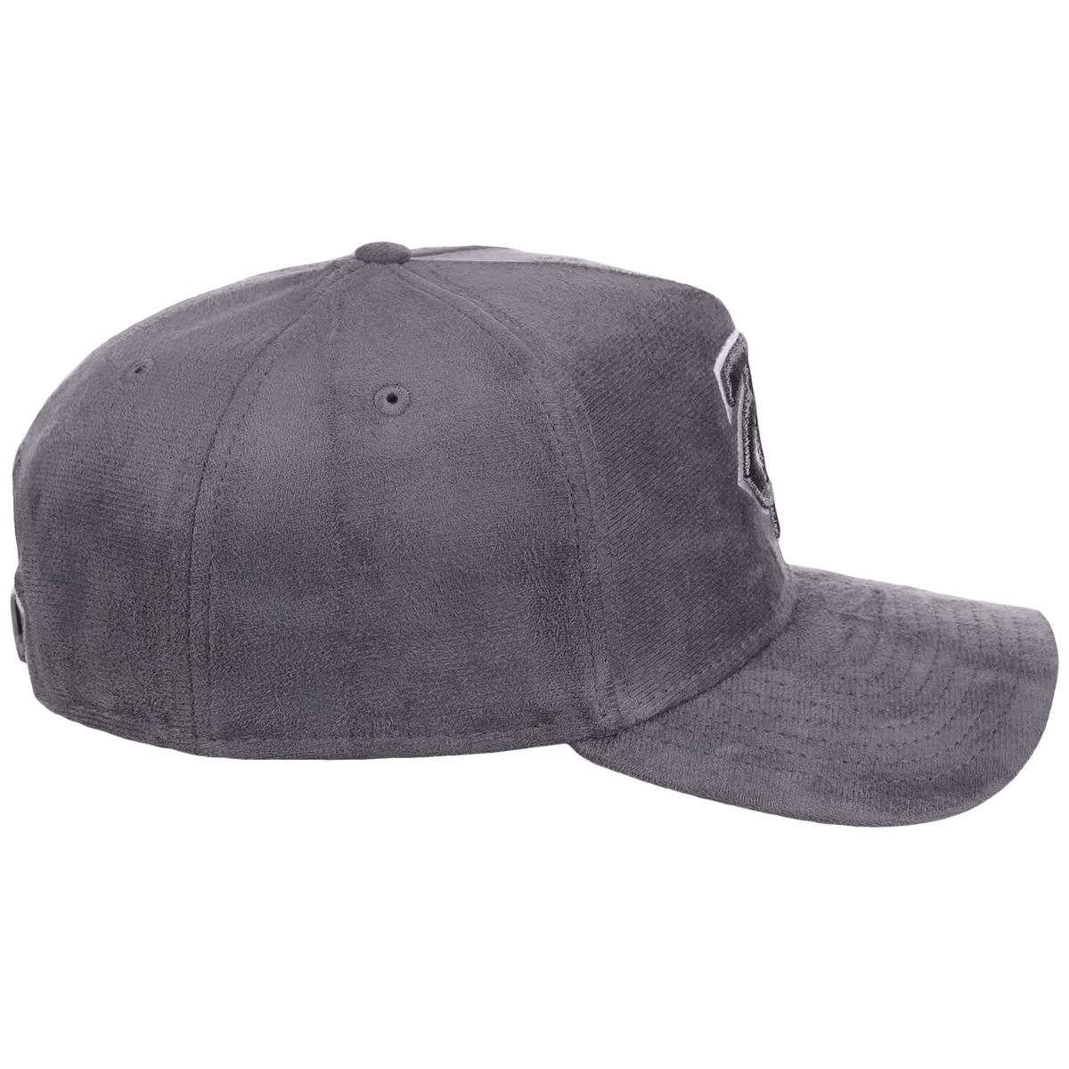 Minnesota Twins MLB Gray x Suede FASHION CORE New Era 9FORTY A-Frame detail view