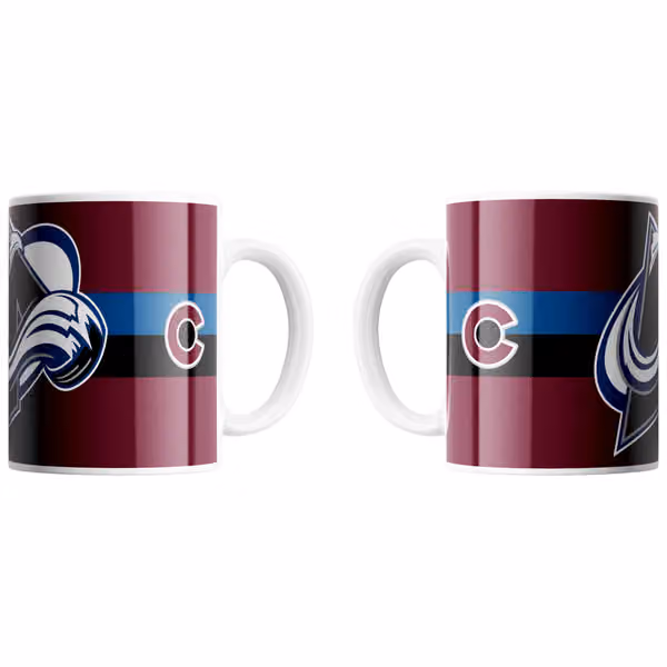 Colorado Avalanche Triple Logo NHL Jumbo Mug (450 ml) view 1