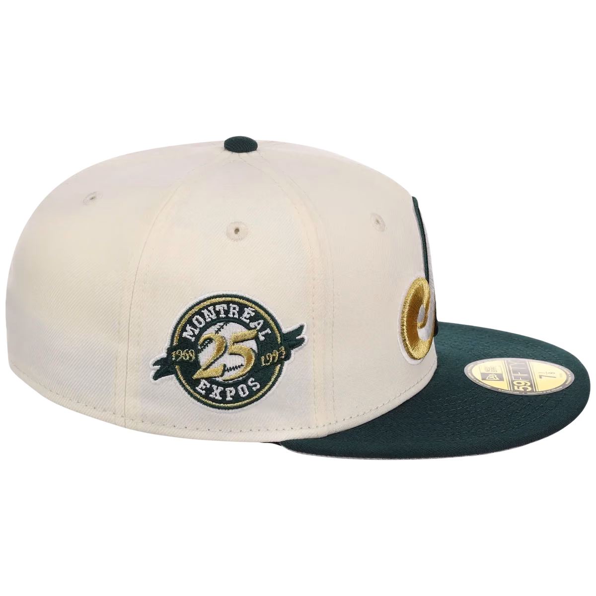Montreal Expos MLB Gilded Ivy New Era 59FIFTY detail view