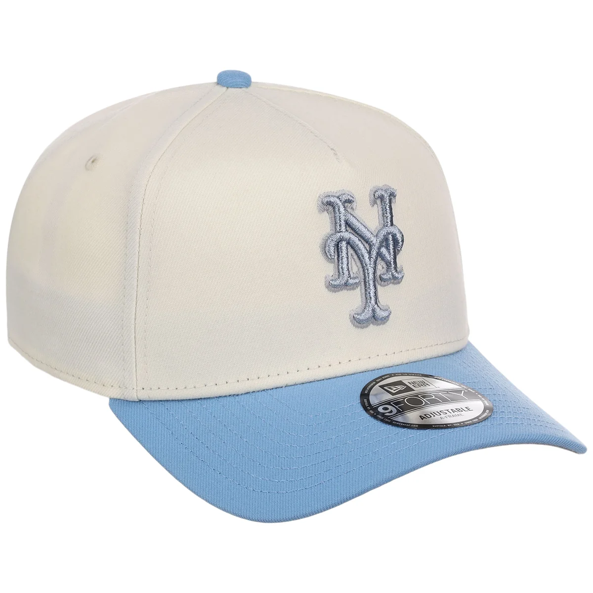 New York Mets MLB Chrome x Sky FASHION CORE New Era 9FORTY A-Frame front view