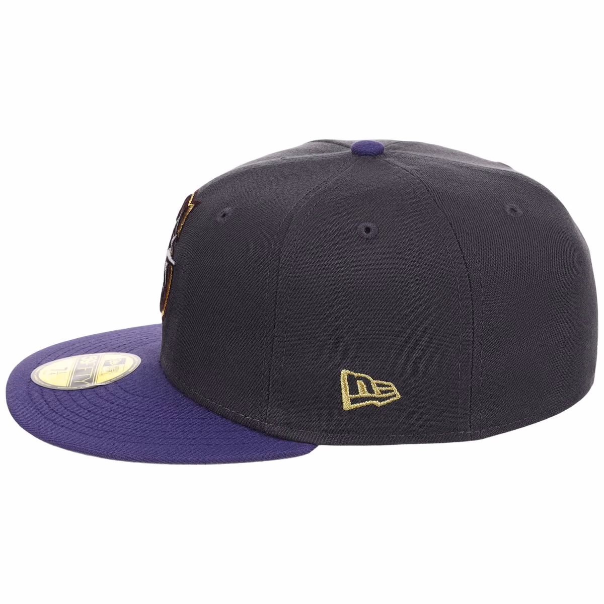 Seattle Mariners MLB Midnight Orchid New Era 59FIFTY detail view