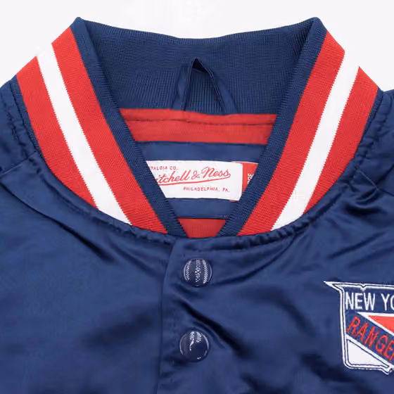 New York Rangers Mitchell & Ness Lightweight Satin NHL Jacket view 4
