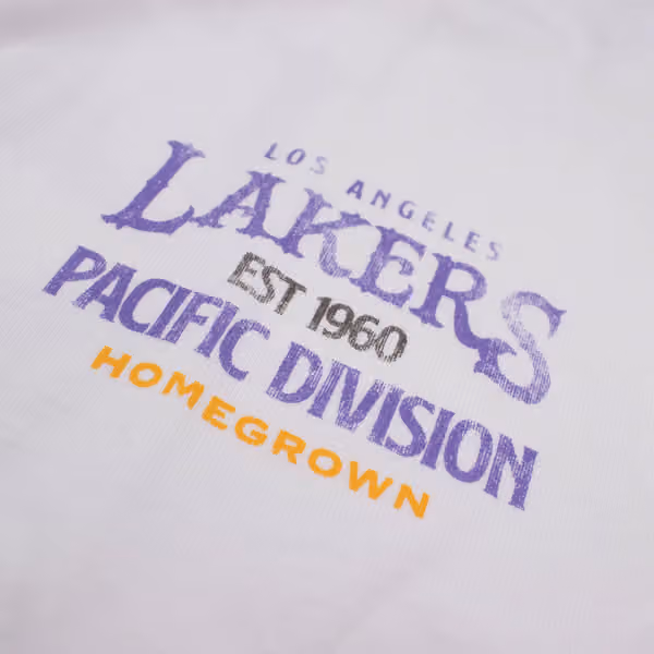 Los Angeles Lakers Full Court Pressed NBA T-Shirt White view 4