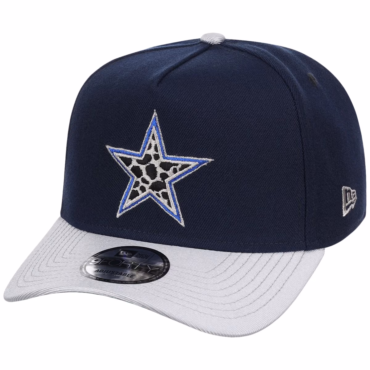 Dallas Cowboys OTC 2-Tone Dallas Starhide New Era 9FORTY A-Frame detail view