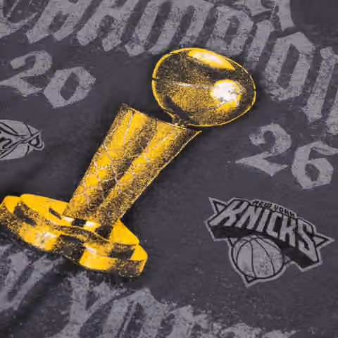 New York Knicks 2026 Champions Locker Room T-Shirt (YOUTH) view 4