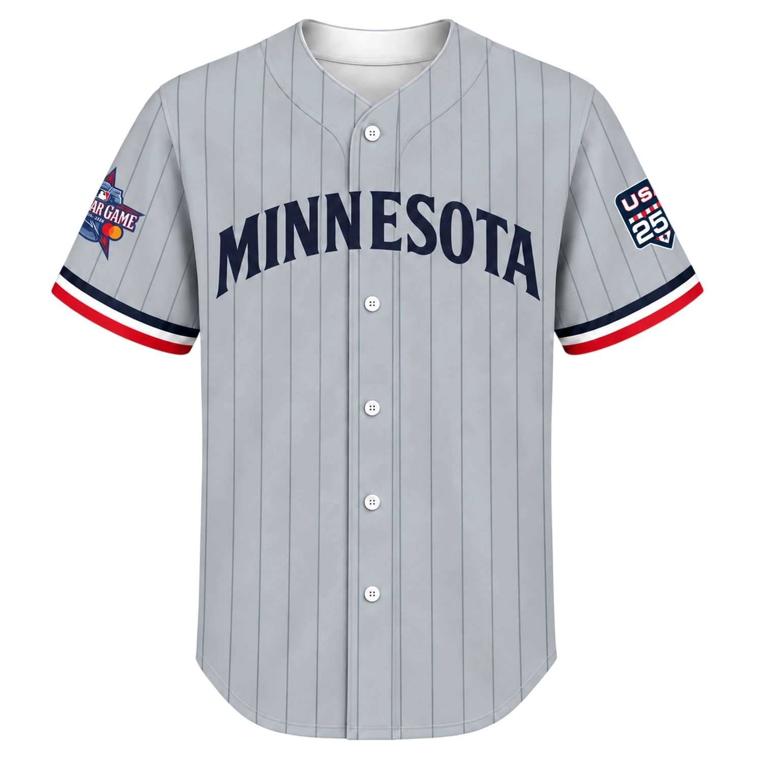 Twins All Star Game Custom Jersey 2026 Remarkable Gray