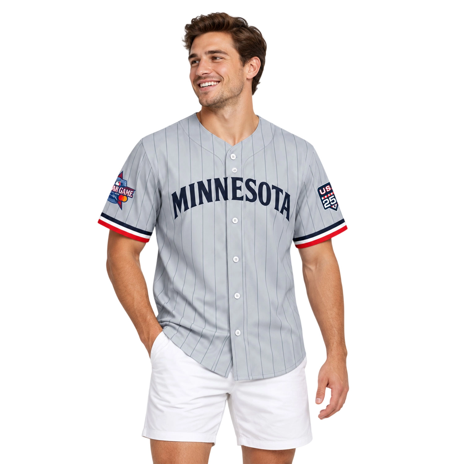 Twins All Star Game Custom Jersey 2026 Remarkable Gray