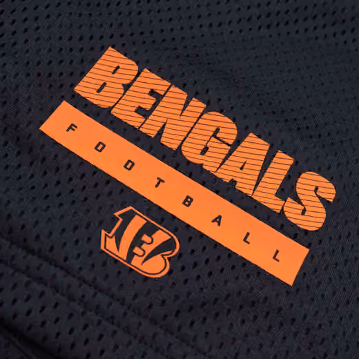 Cincinnati Bengals 2024 NFL Sideline Mesh Nike Dri-FIT Shorts Black view 3