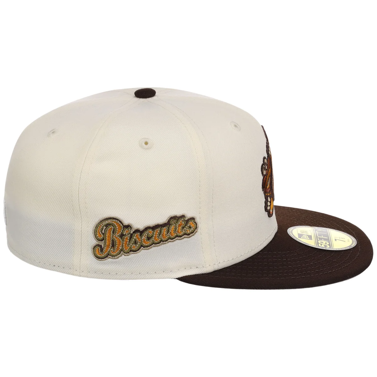 Montgomery Biscuits Fitted Feast New Era 59FIFTY 'Biscuit' detail view