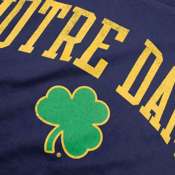 Notre Dame Fighting Irish Arched NCAA T-Shirt Navy view 3