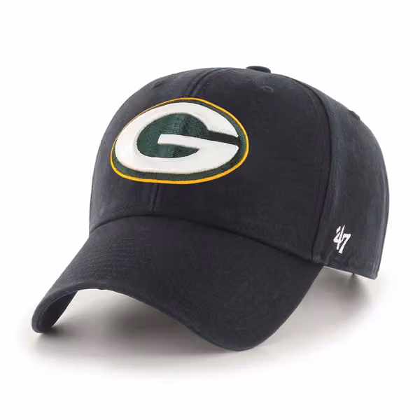 Green Bay Packers '47 MVP Legend Adjustable NFL Cap Black product photo