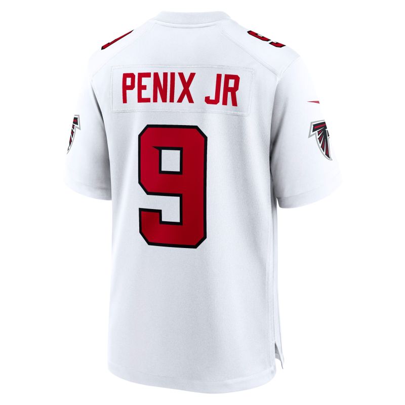 Michael Penix Jr. #9 Atlanta Falcons 2026 Game NFL Jersey White view 3