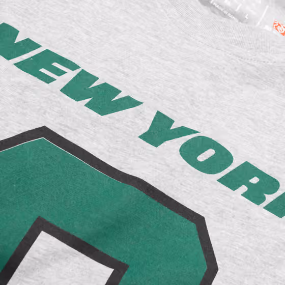 Aaron Rodgers #8 New York Jets Player NFL T-Shirt Gray view 5