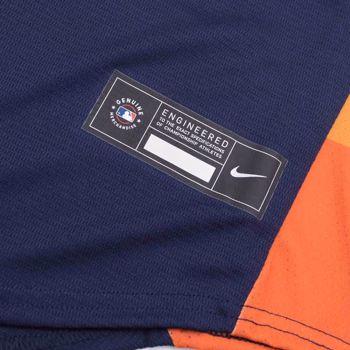 Houston Astros Official Alternate MLB Jersey Navy view 5