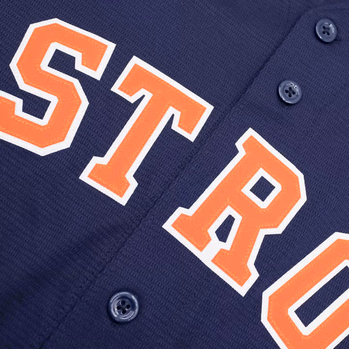 Houston Astros Official Alternate MLB Jersey Navy view 3