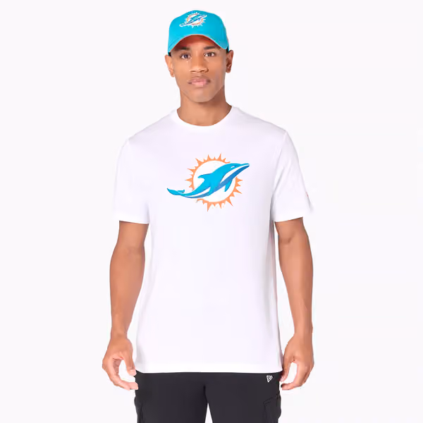 Miami Dolphins Team Logo Football NFL T-Shirt view 1