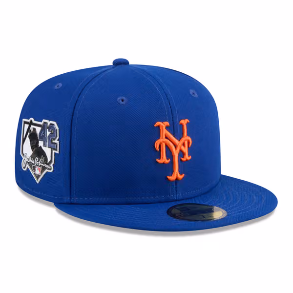 New York Mets 2026 Jackie Robinson Day 59FIFTY Fitted Cap Blue product photo