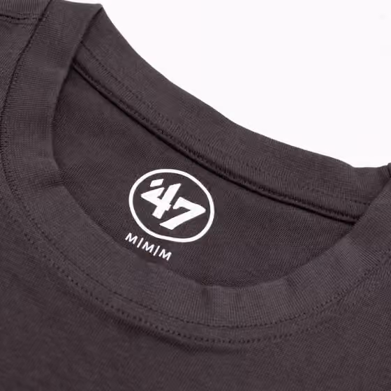 Los Angeles Kings Vintage Logo '47 Drop Shoulder NHL T-Shirt Carbonite view 4