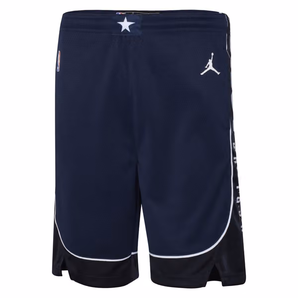 Dallas Mavericks Jordan Swingman NBA Shorts Navy (YOUTH) view 2