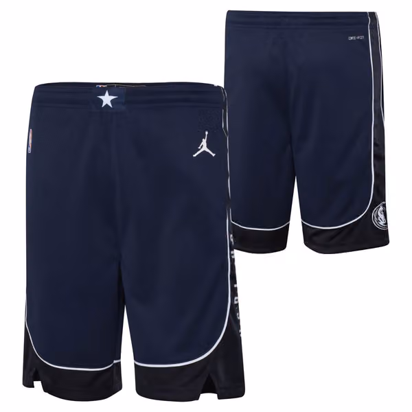Dallas Mavericks Jordan Swingman NBA Shorts Navy (YOUTH) view 1