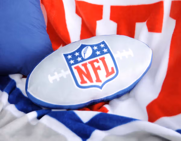 NFL Shield 3D Football Pillow view 3