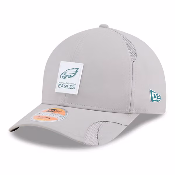 Philadelphia Eagles 2025 NFL On-Field Sideline 9FORTY M-Crown Cap CW Grau product photo