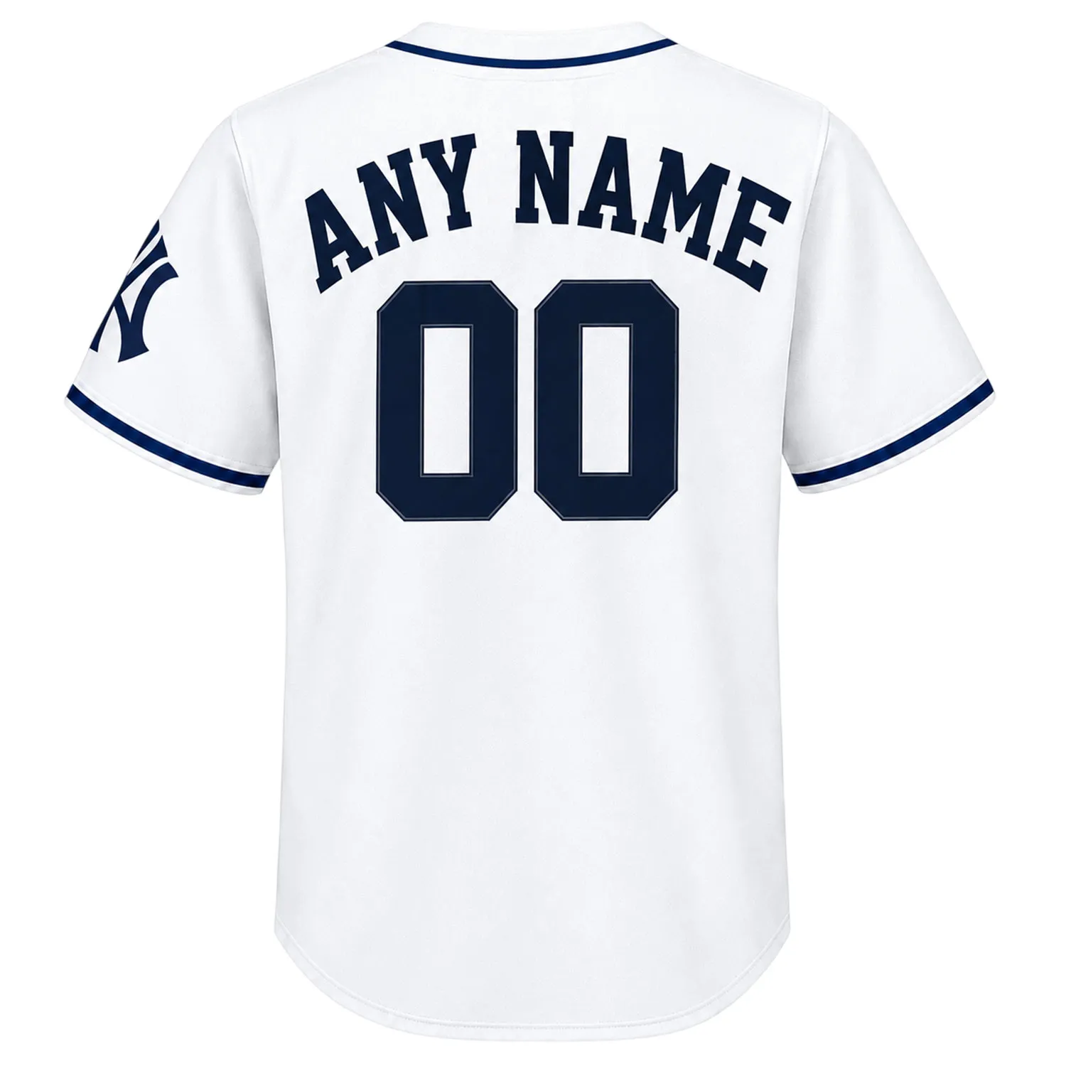 New York Yankees White Jersey Vibrant Fan Apparel Custom
