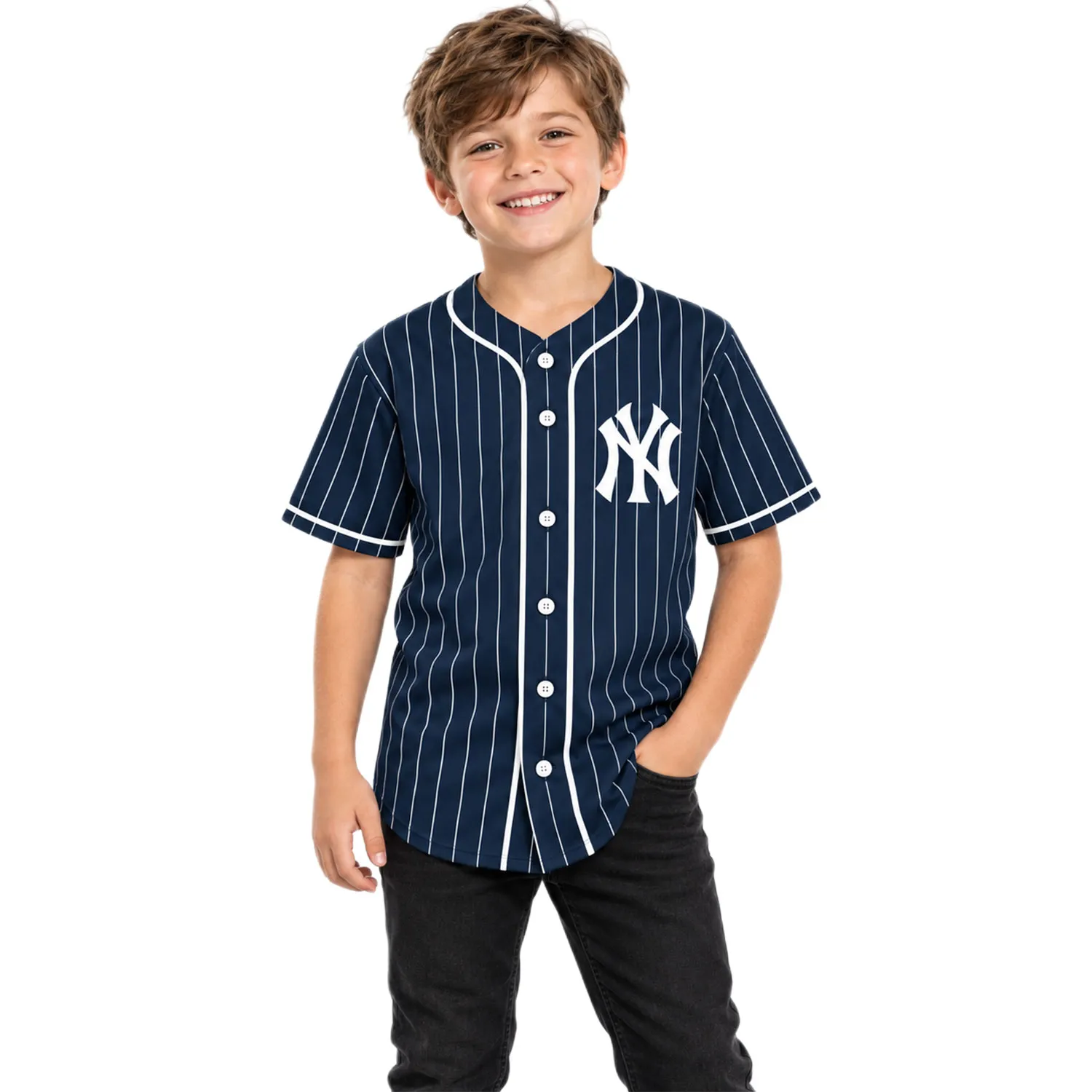 Fourth of July Yankees Baseball Jersey Dynamic Custom
