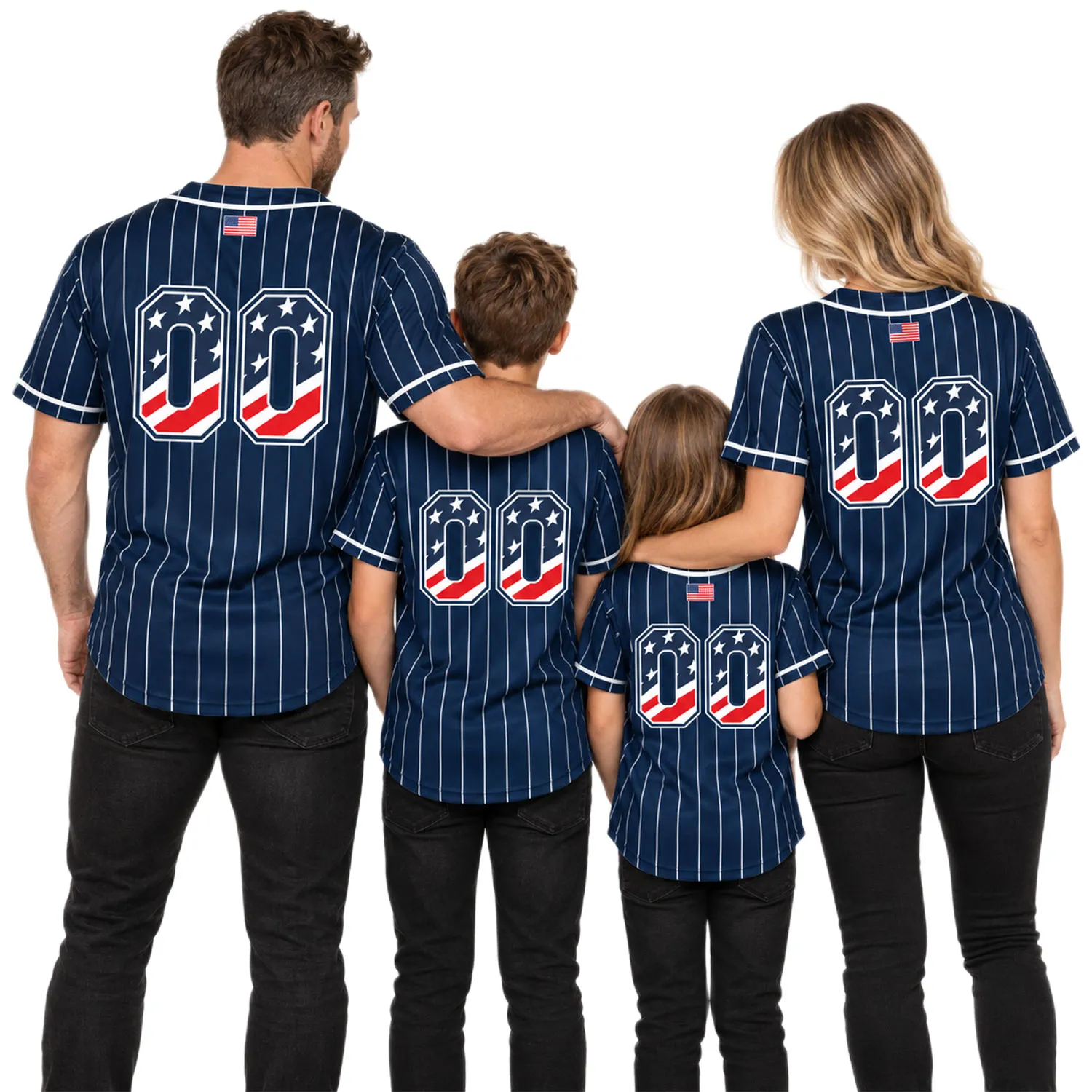 Fourth of July Yankees Baseball Jersey Dynamic Custom