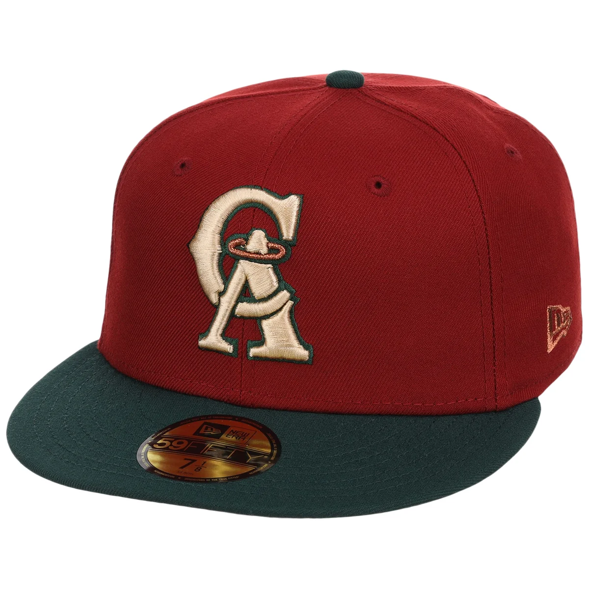 Los Angeles Angels MLB Terra Verde New Era 59FIFTY detail view