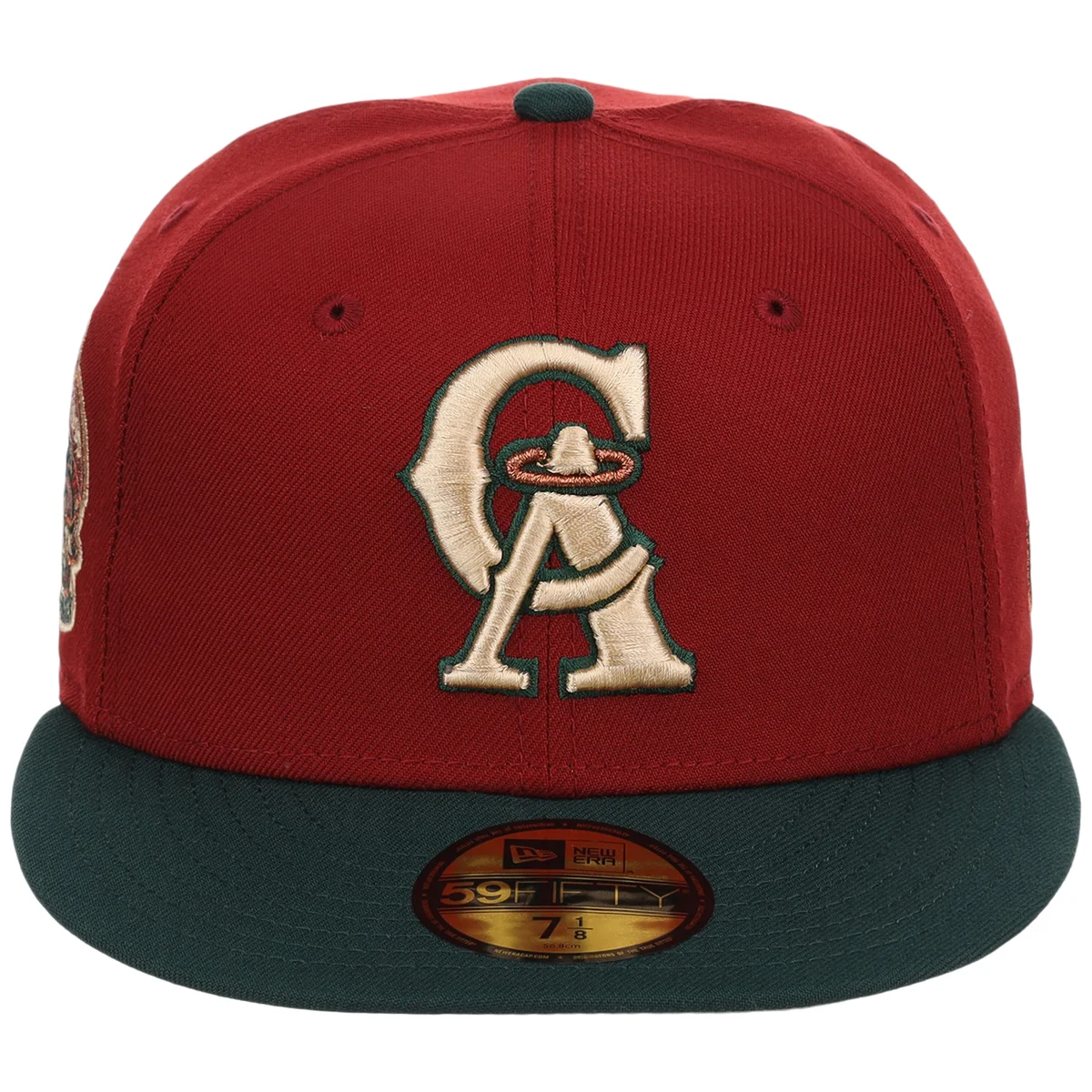 Los Angeles Angels MLB Terra Verde New Era 59FIFTY detail view