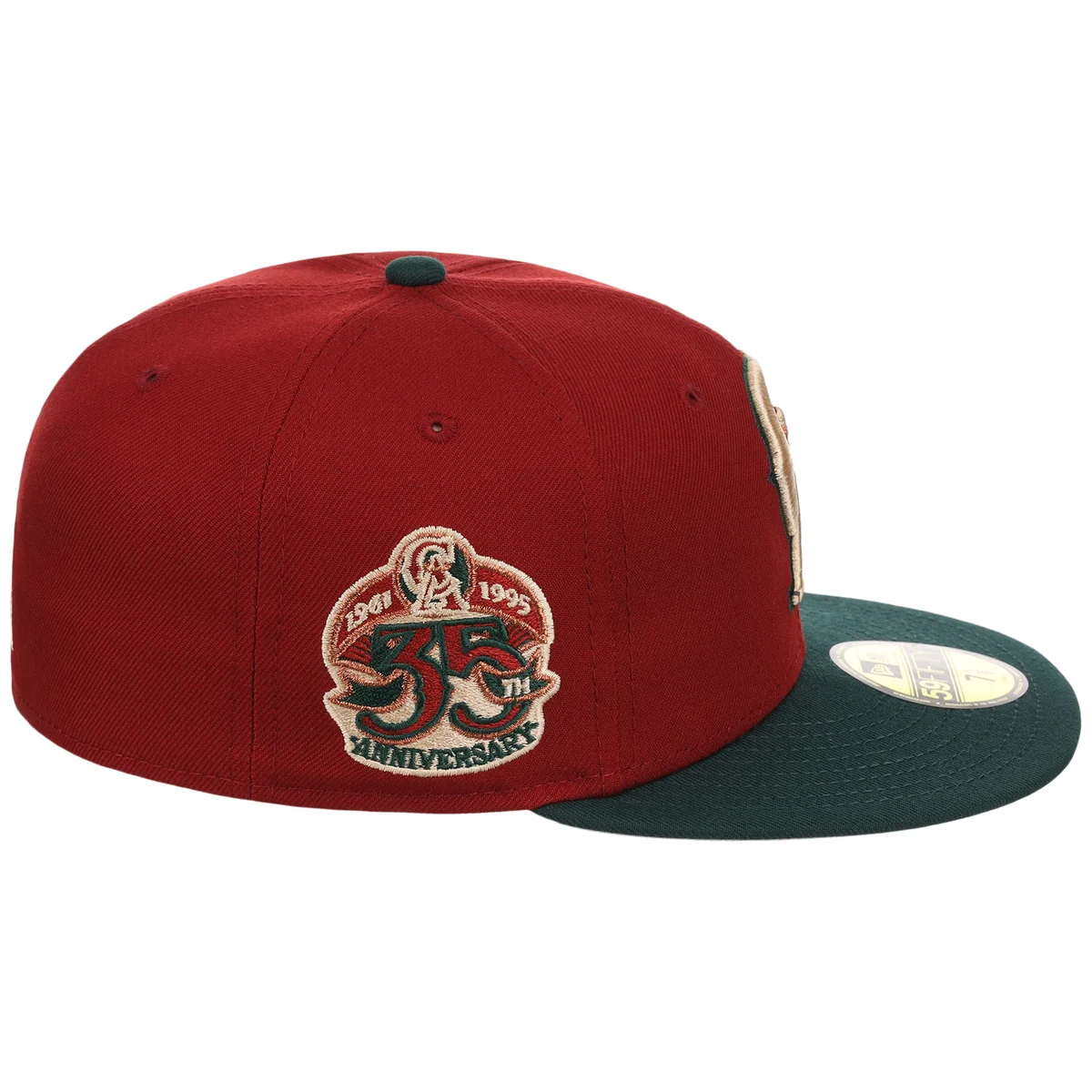 Los Angeles Angels MLB Terra Verde New Era 59FIFTY detail view