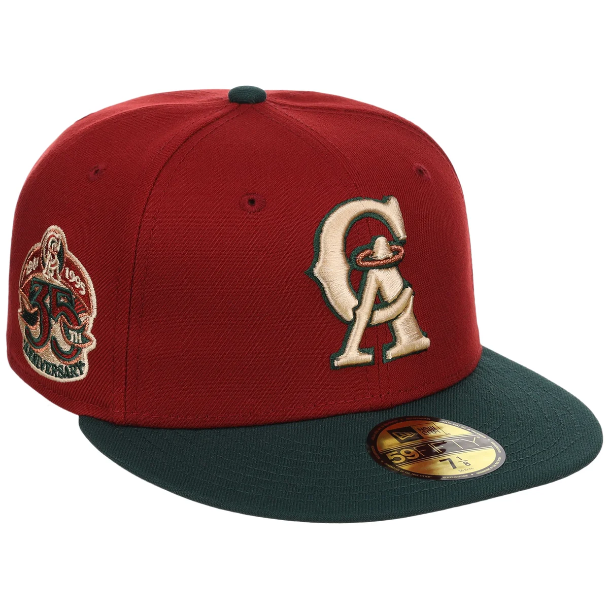 Los Angeles Angels MLB Terra Verde New Era 59FIFTY front view
