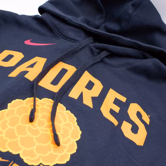 San Diego Padres City Connect Club MLB Hoodie Navy view 3