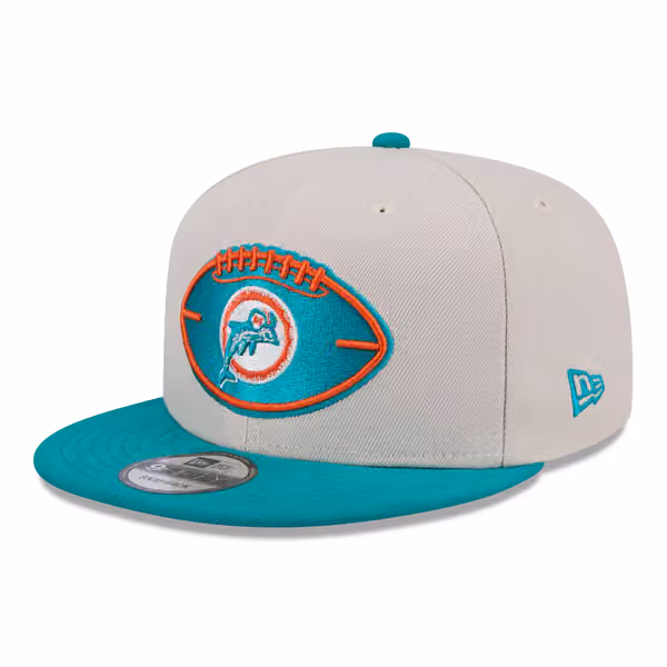 Miami Dolphins Historic 2024 NFL Sideline New Era 9FIFTY Snapback Cap product photo