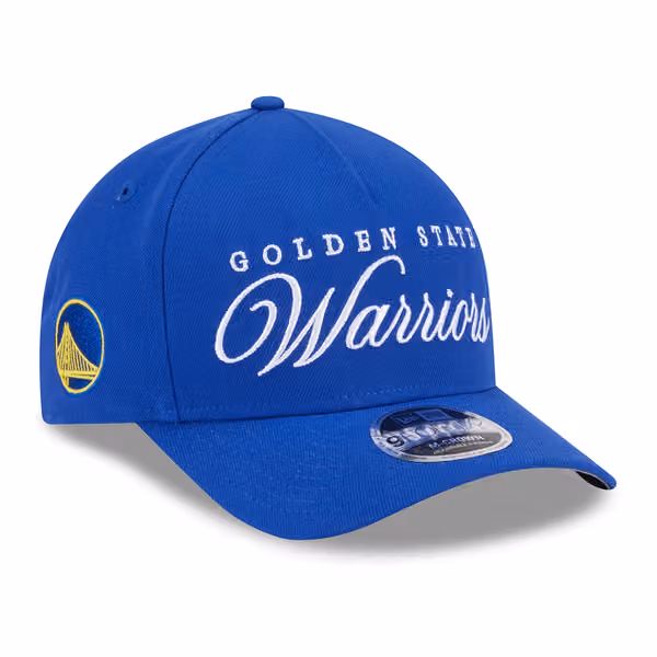 Golden State Warriors 2025 NBA Draft 9FORTY M-Crown A-Frame Snapback Cap Blue product photo