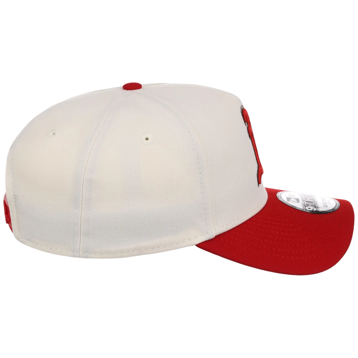 Oakland Athletics MLB Chrome x Red FASHION CORE New Era 9FORTY A-Frame detail view