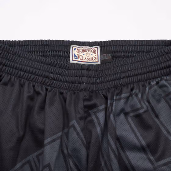 Vancouver Grizzlies Big Face 4.0 Mitchell & Ness NBA Shorts Black view 4