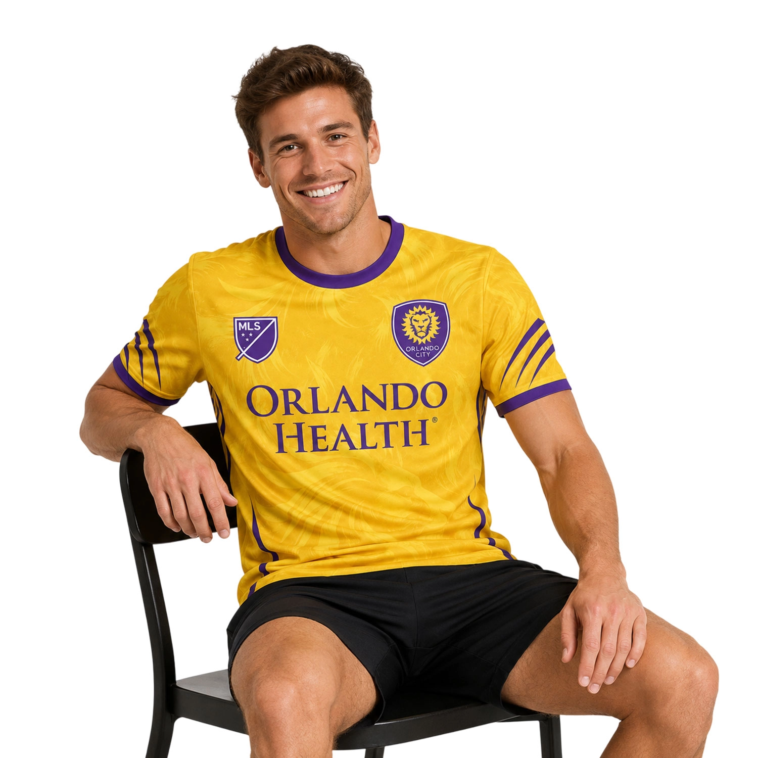 Orlando City Custom Jersey – Radiant Gold Lion