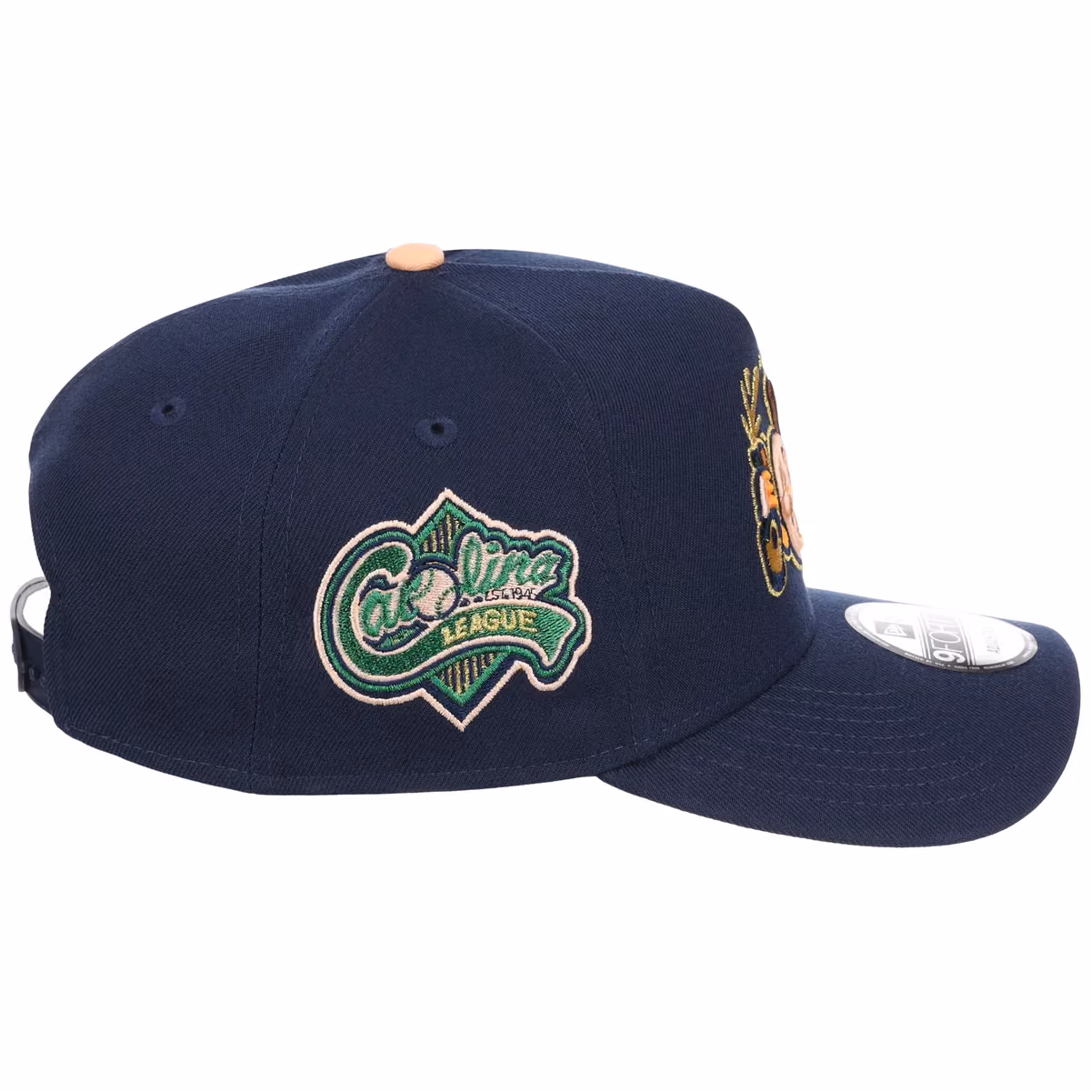 Augusta Greenjackets Peach Atlanta Crown the City New Era 9FORTY detail view