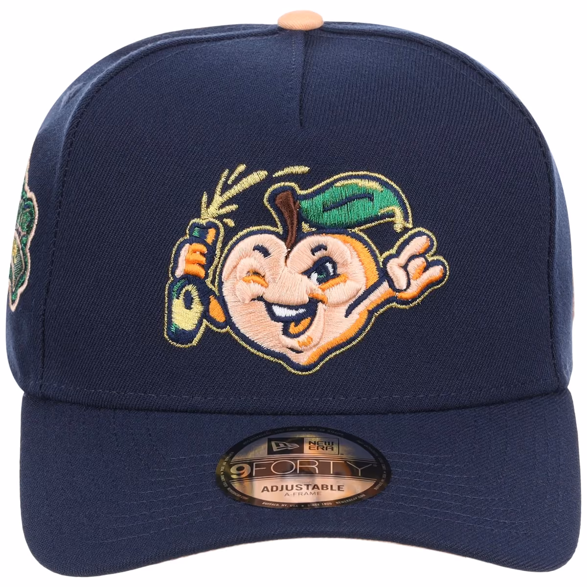 Augusta Greenjackets Peach Atlanta Crown the City New Era 9FORTY detail view