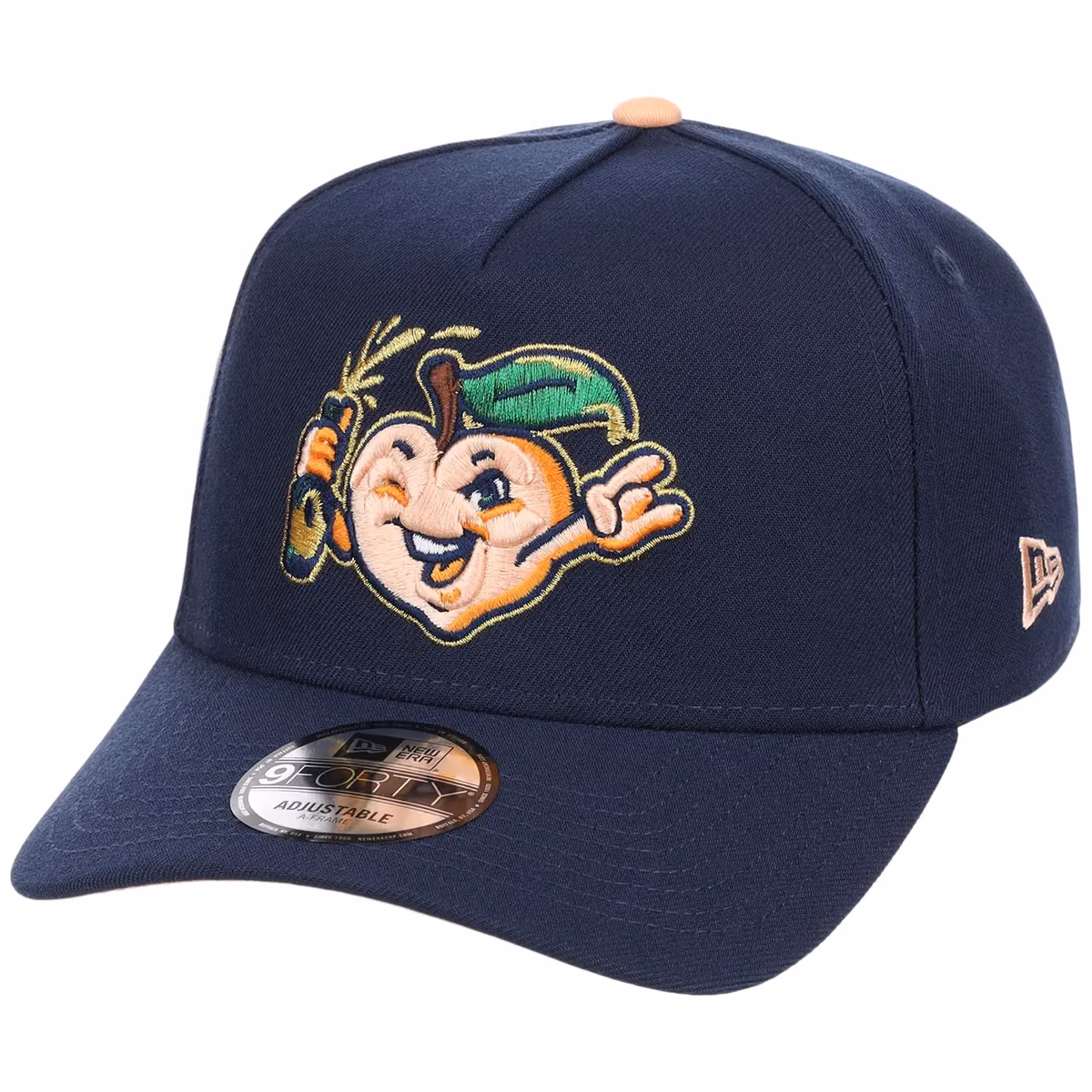 Augusta Greenjackets Peach Atlanta Crown the City New Era 9FORTY detail view