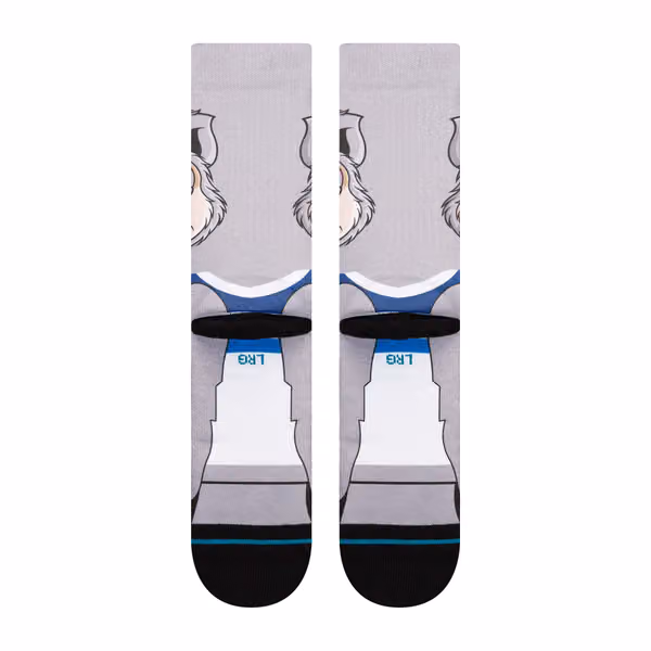Minnesota Timberwolves Mascot Stance NBA Crew Socken view 2