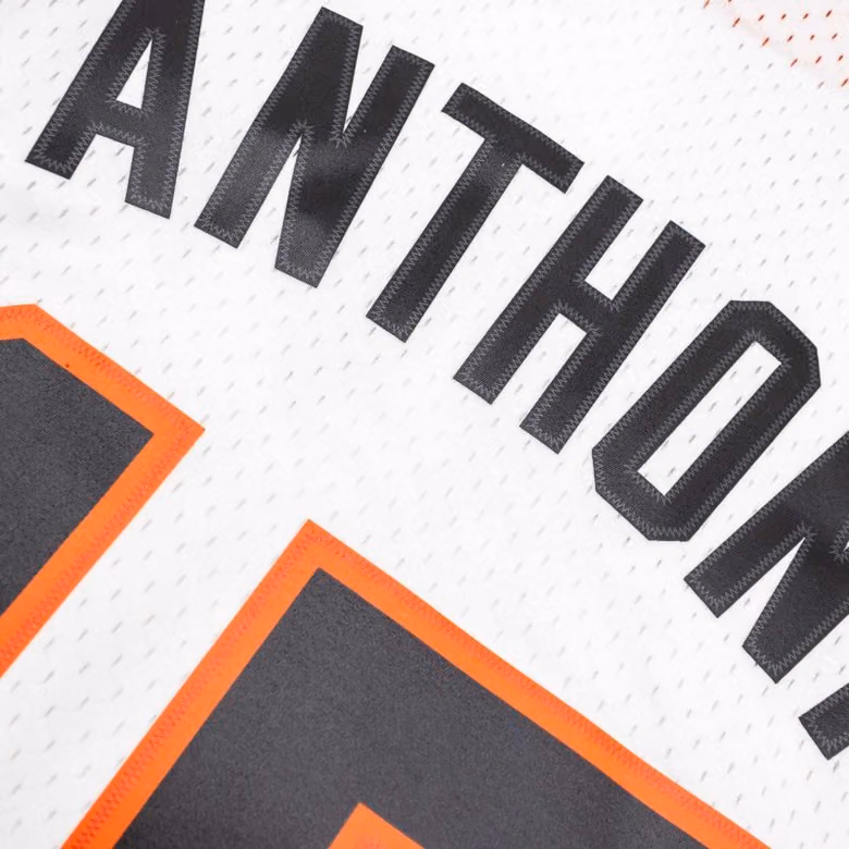 Carmelo Anthony #15 Denver Nuggets 2006-07 Mitchell & Ness Swingman NBA Jersey White view 5
