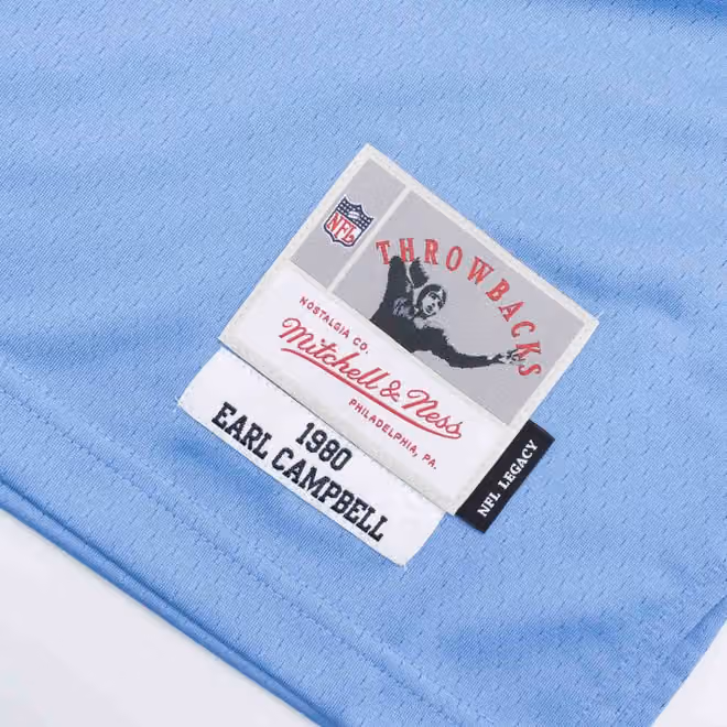 Earl Campbell #34 Houston Oilers Legacy Throwback NFL Jersey view 3