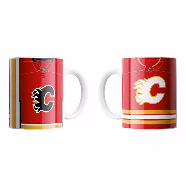 Calgary Flames Home & Away Jumbo Mug (440 ml) view 1