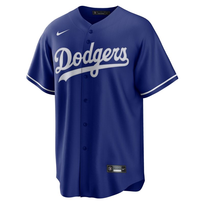 Mookie Betts #50 Los Angeles Dodgers Nike MLB Jersey Blue view 2
