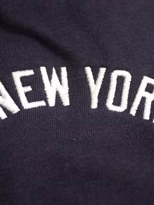 New York Yankees Letterman Hooded MLB Jacket Navy view 4
