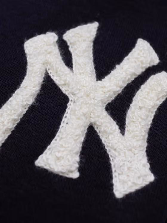 New York Yankees Letterman Hooded MLB Jacket Navy view 3